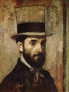 Edgar Degas Portrait oil painting artist